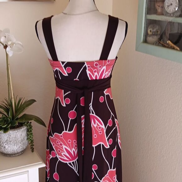 B. Smart Maxi Dress. Op Art. Tropical. Y2K - Picture 6 of 10